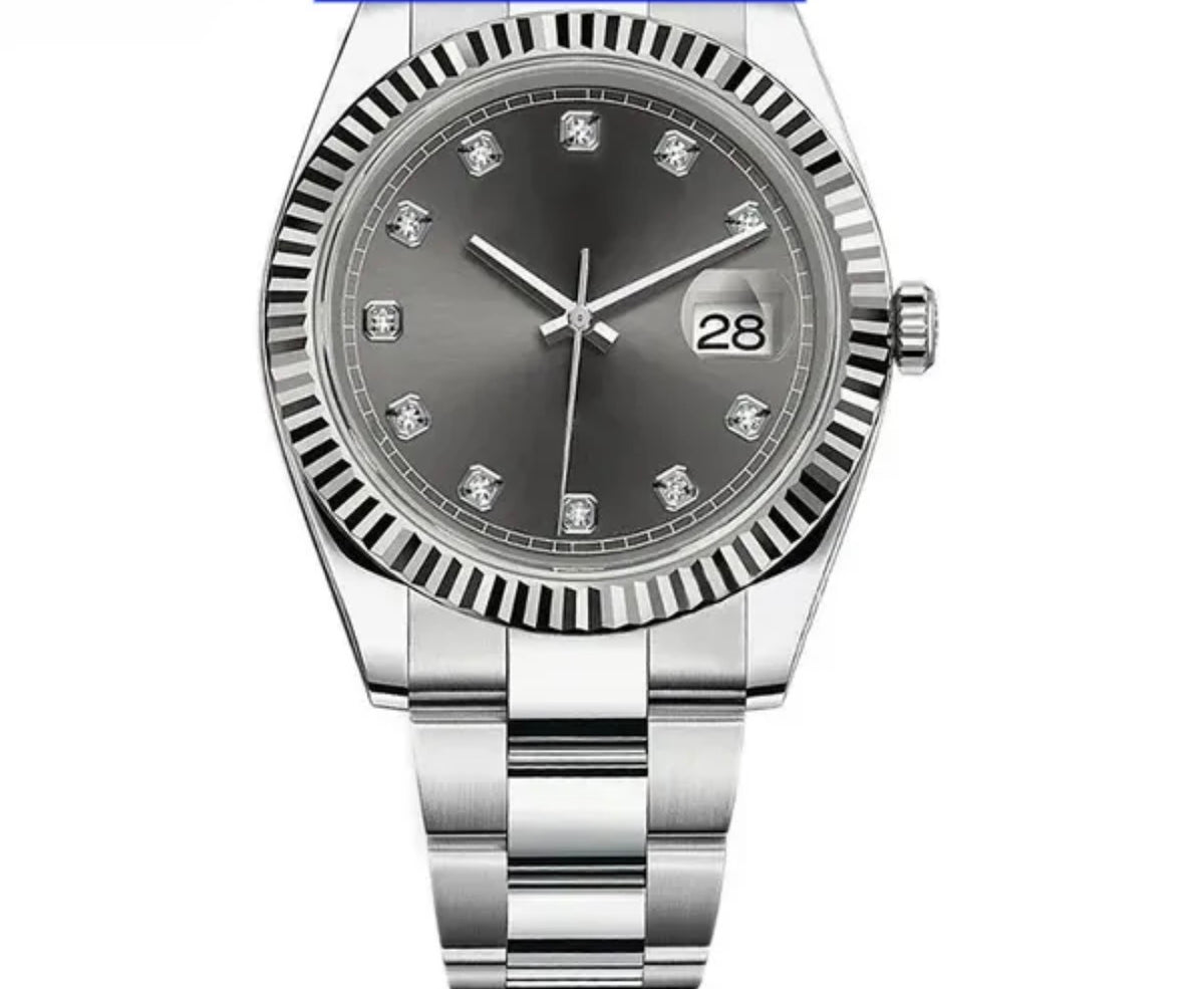 Luxury 41mm Date Just Rollie Designer Watch