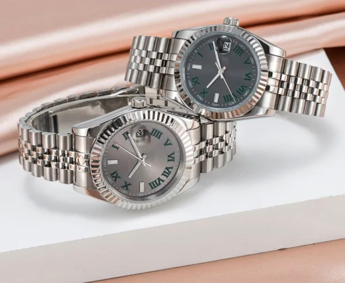 Luxury 41mm Date Just Rollie Designer Watch