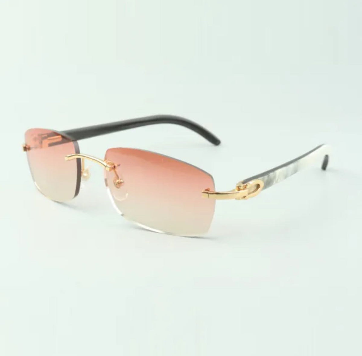 ⭐️ White Buffalo Horn Sunglasses Size 56 Lenses