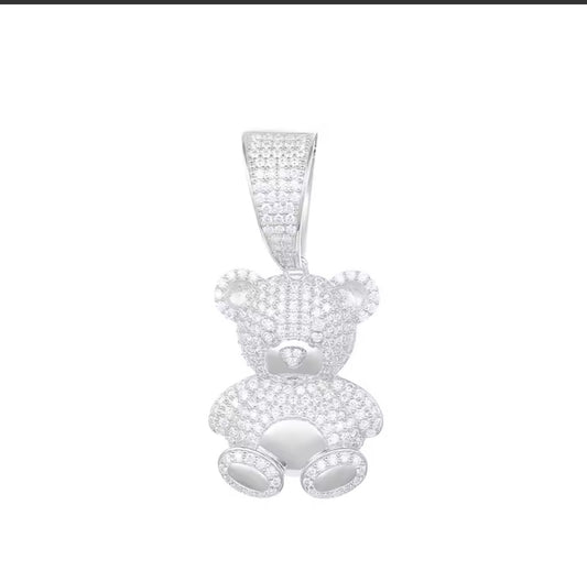 Bear Pendant Vvs Clarity Moissanite 💎