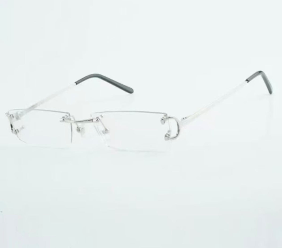 ⭐️ Wire Big C Glasses Size 53 Clear Lenses