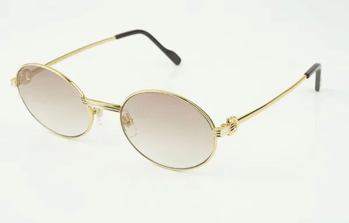 Wire Big C Sunglasses Size 55 Henny Lenses