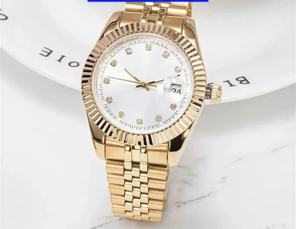 Luxury 41mm Date Just Rollie Designer Watch