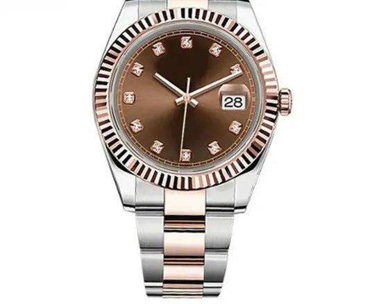 Luxury 41mm Date Just Rollie Designer Watch