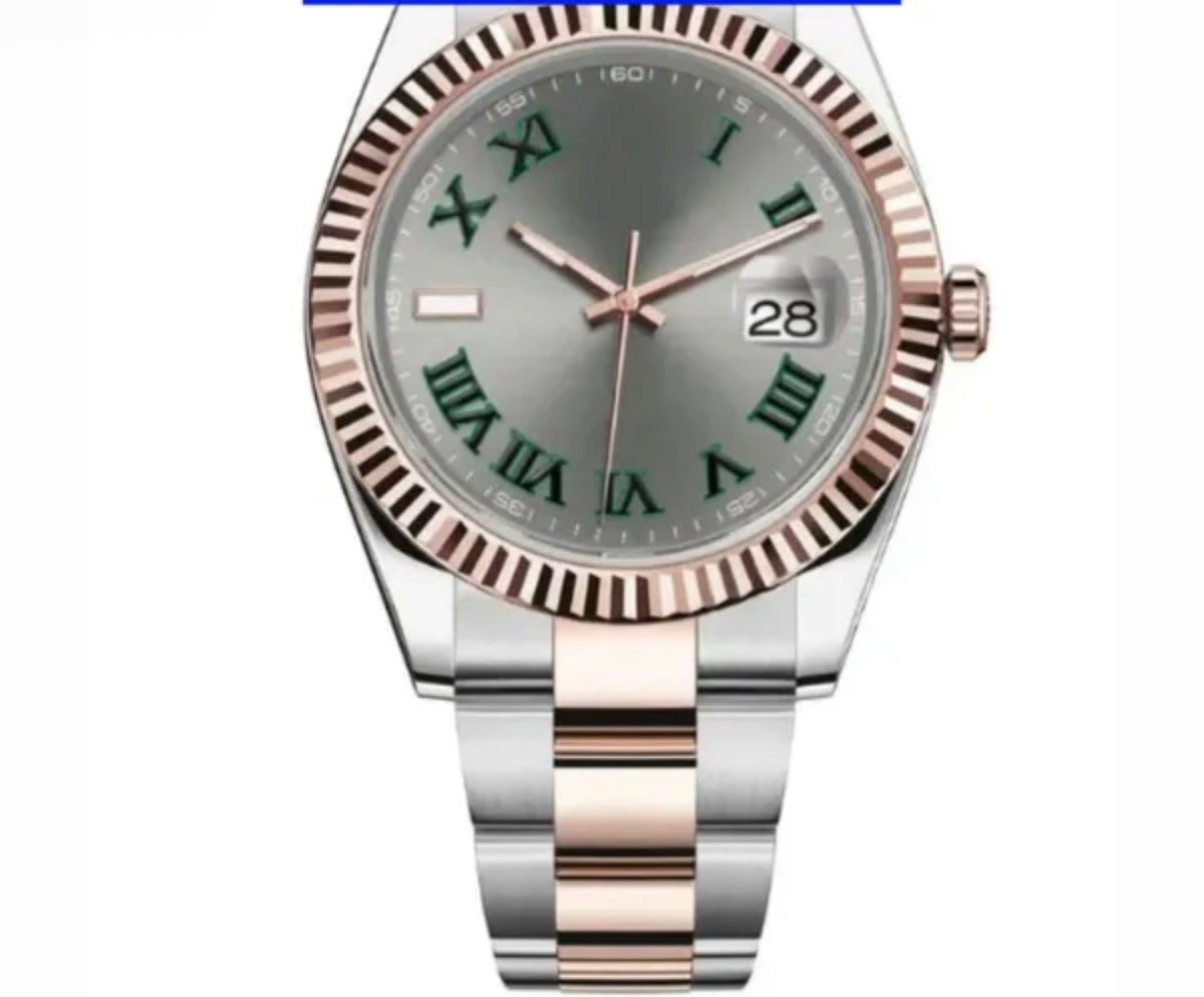 Luxury 41mm Date Just Rollie Designer Watch
