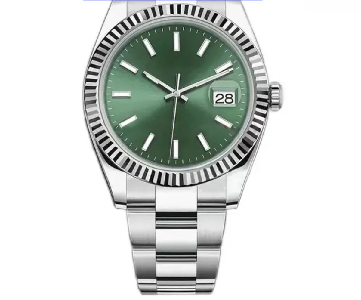 Luxury 41mm Date Just Rollie Designer Watch