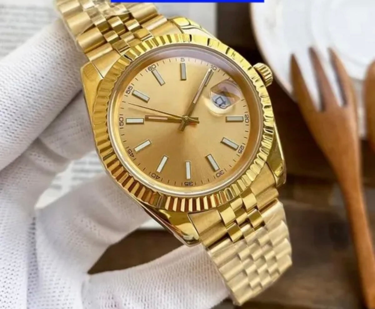 Luxury 41mm Date Just Rollie Designer Watch