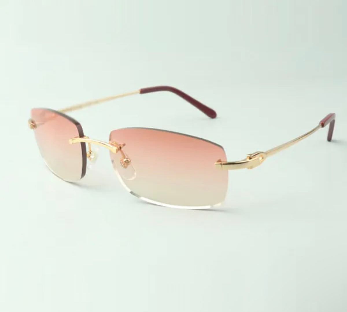⭐️Wire C Sunglasses Size 56 Red Lenses