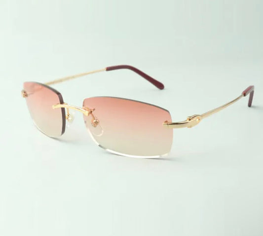 ⭐️Wire C Sunglasses Size 56 Red Lenses