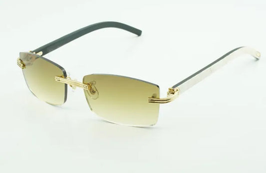 ⭐️ White Buffalo Horn Sunglasses Size 56 Henny Lenses (New Model)